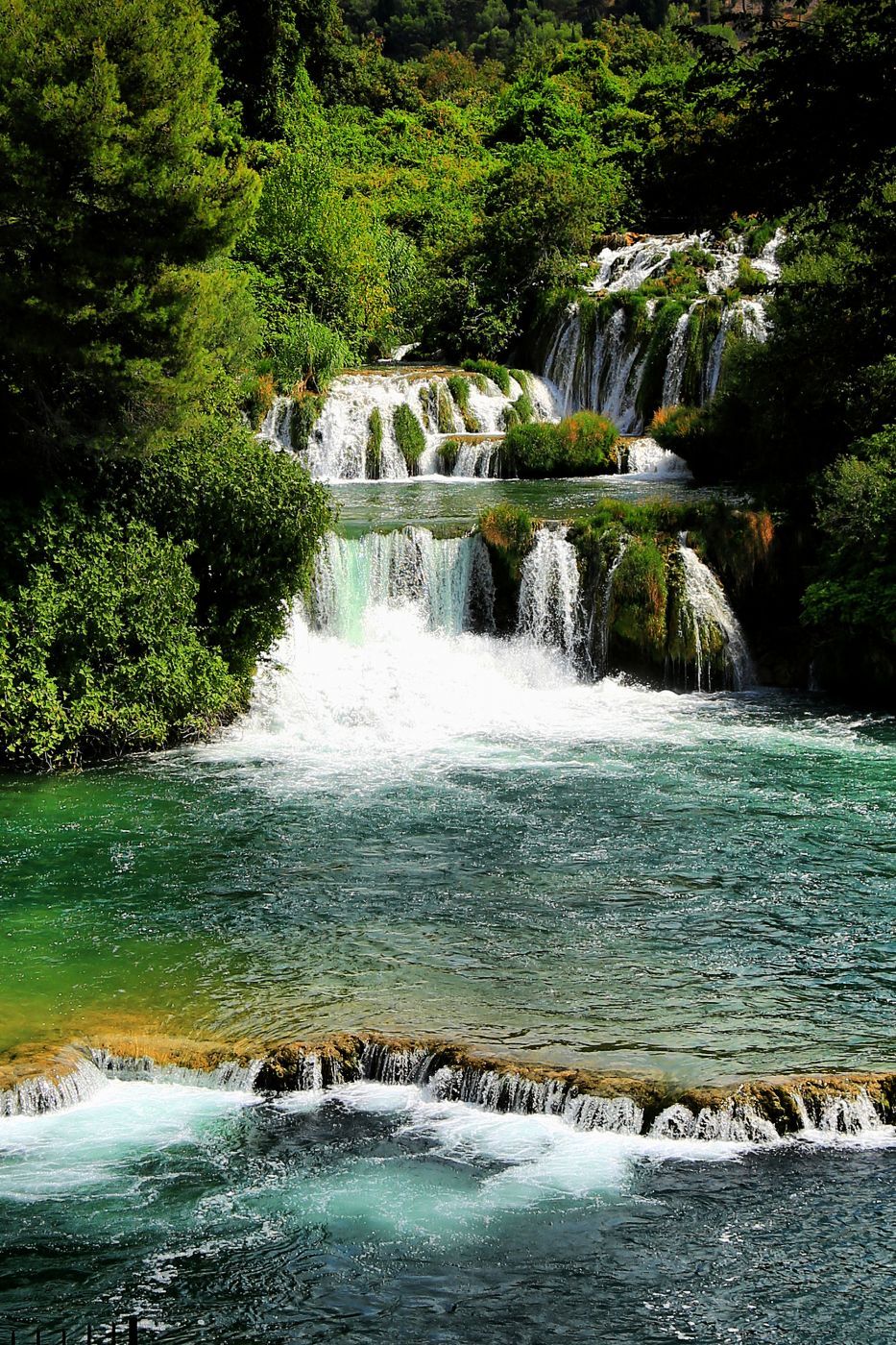 Skradinski Buk, the main waterfalls of Krka National Park, Croatia