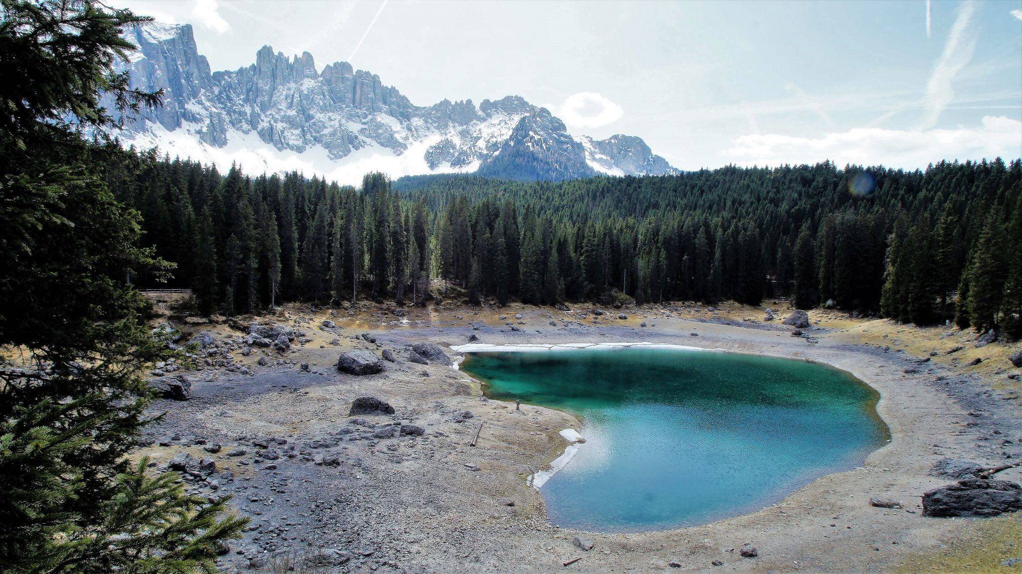 Lake Carezza, Dolomites, Italy