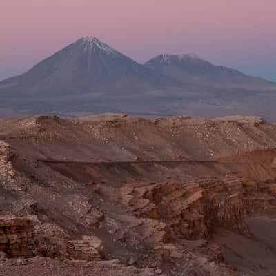 Licancabur from piedra del coyote, Chile