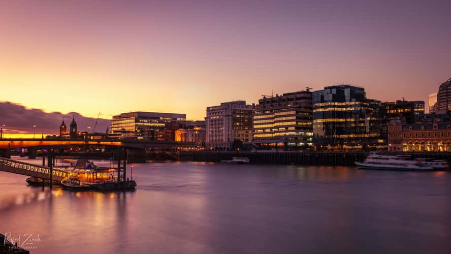 The City of London from across the river