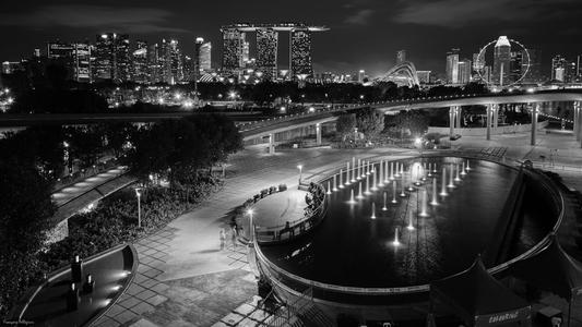 Singapore Skyline (from Marina Barrage)