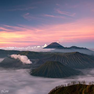 Mt Bromo at sunrise, Indonesia