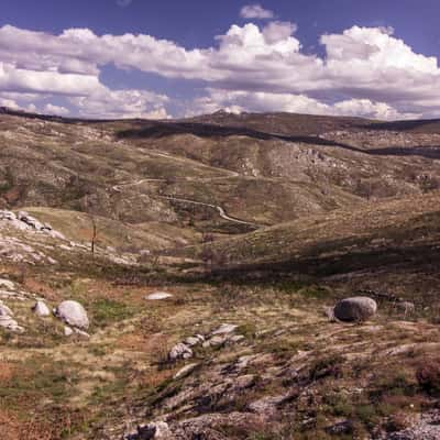 Panoramic view over Serra da Estrela, Portugal