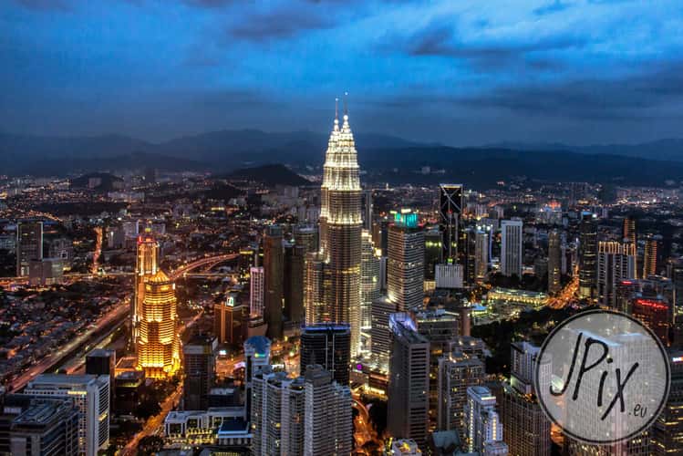 Petronas Twin Towers from Menara Kuala Lumpur