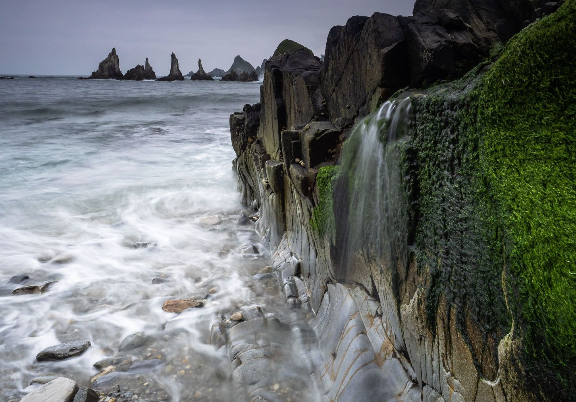 Playa de Gueirúa, Spain
