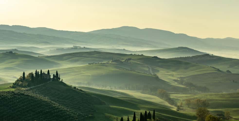 Podere Belvedere in the Val D'orcia Tuscany