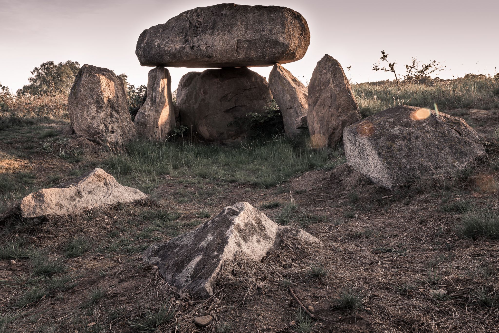 Prehistoric grave in Oldendorf, Germany