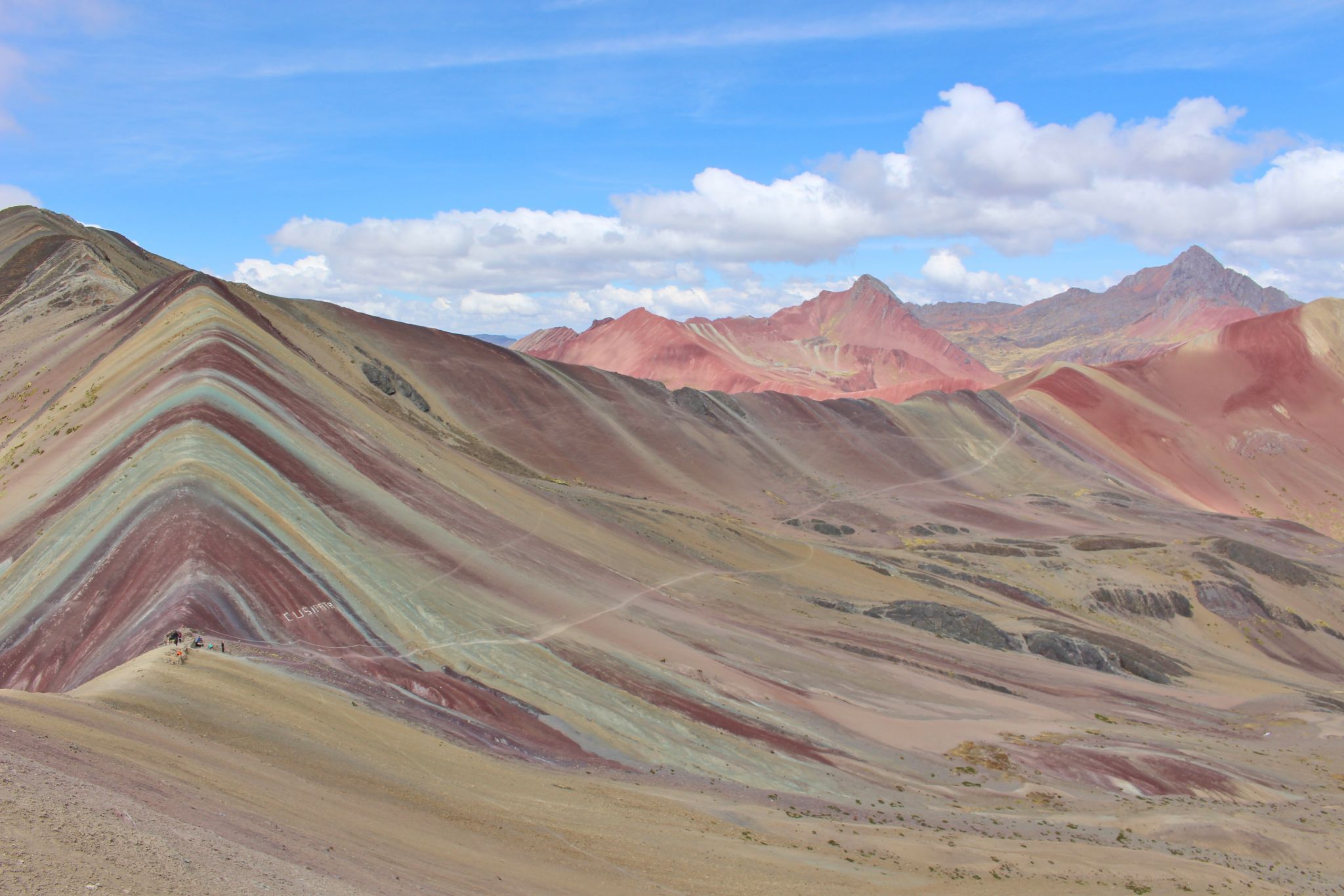 Rainbow mountain , montaña arco iris, Peru
