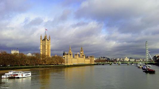 River Thames and Westminster, London