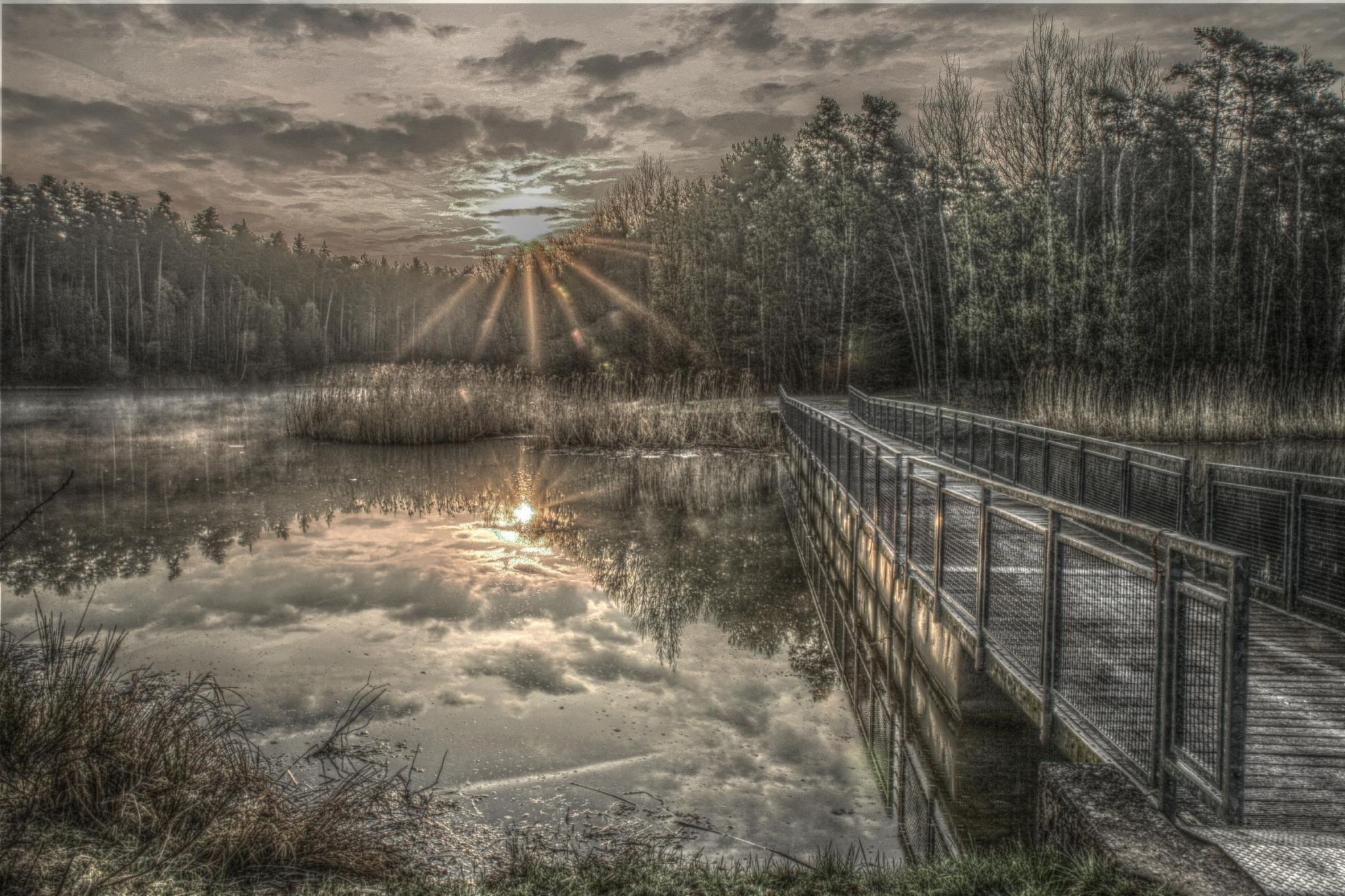 Rothsee (Small Bridge), Germany