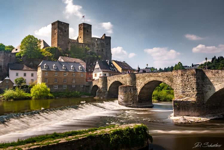 Runkel Castle above the Lahn