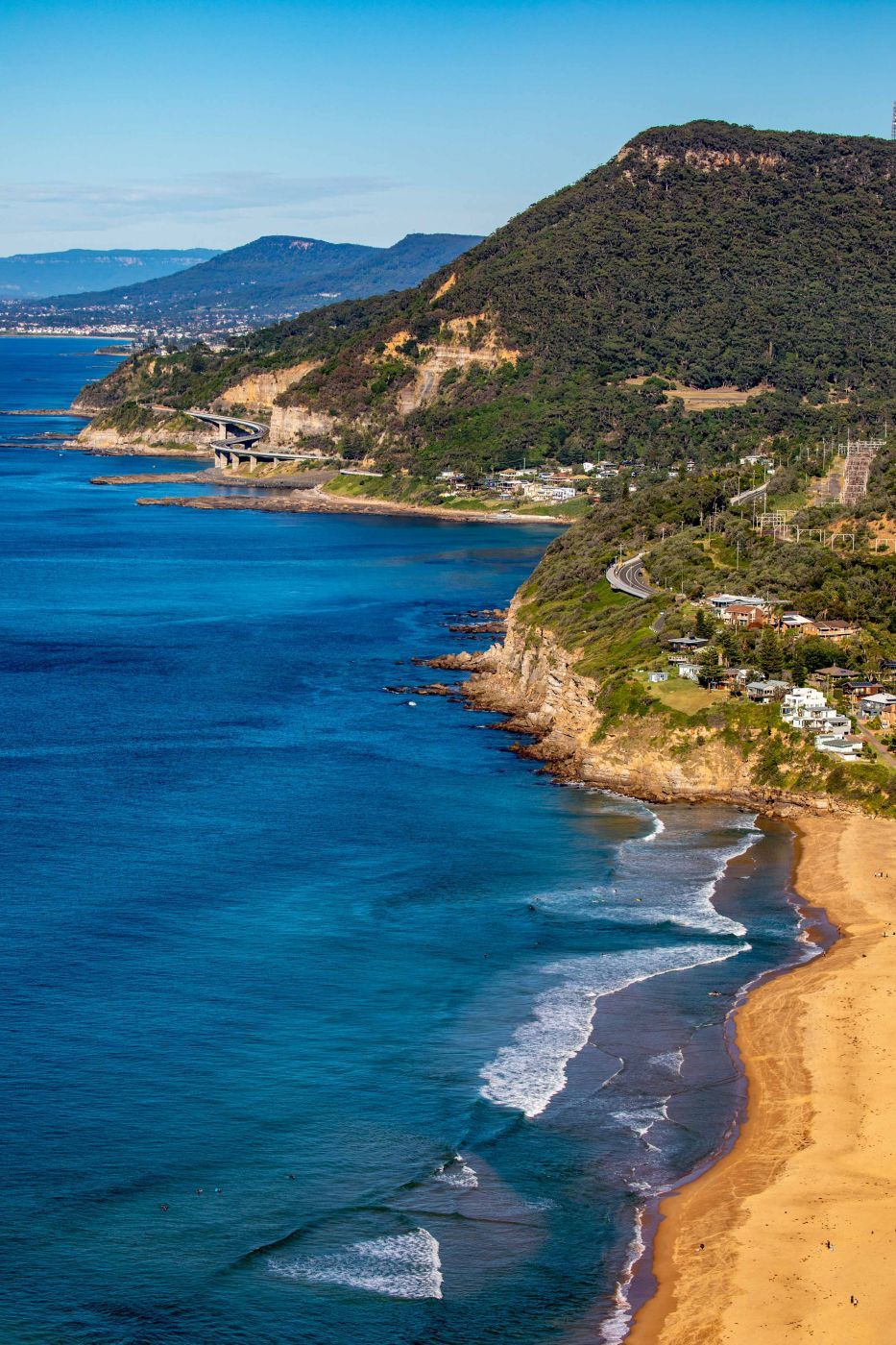 Sea Cliff Bridge from Stanwell Tops New South Wales, Australia