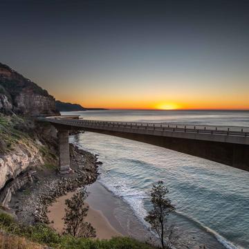 Sea Cliff Bridge Sunrise Clifton New South Wales, Australia