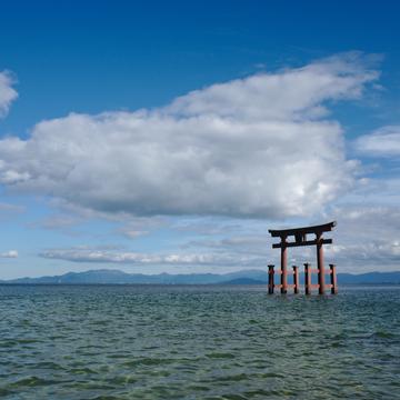 Shirahige jinja torii, Japan