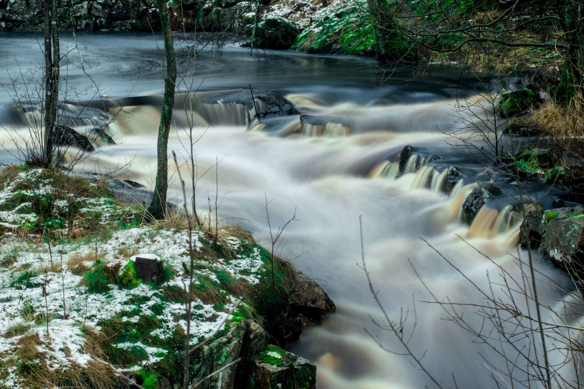 Small dam in Femsjøvægen, Sweden