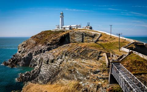 South Stack Lighthouse  , Holyhead ,  Wales