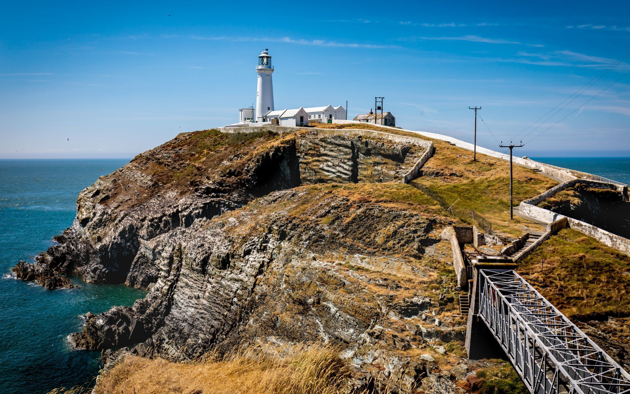 South Stack Lighthouse, Holyhead, Wales, United Kingdom