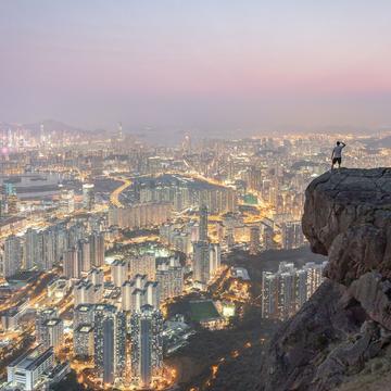 Suicide Cliff at Kowloon Peak, Hong Kong