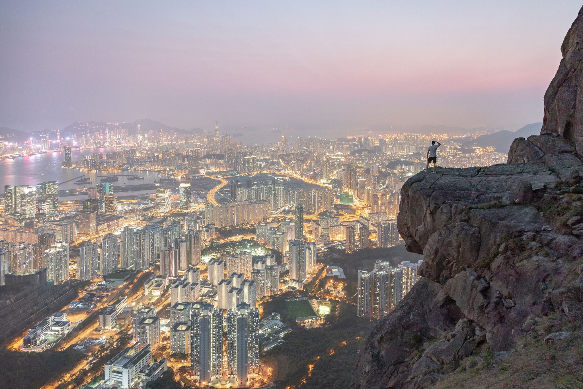 Suicide Cliff at Kowloon Peak, Hong Kong