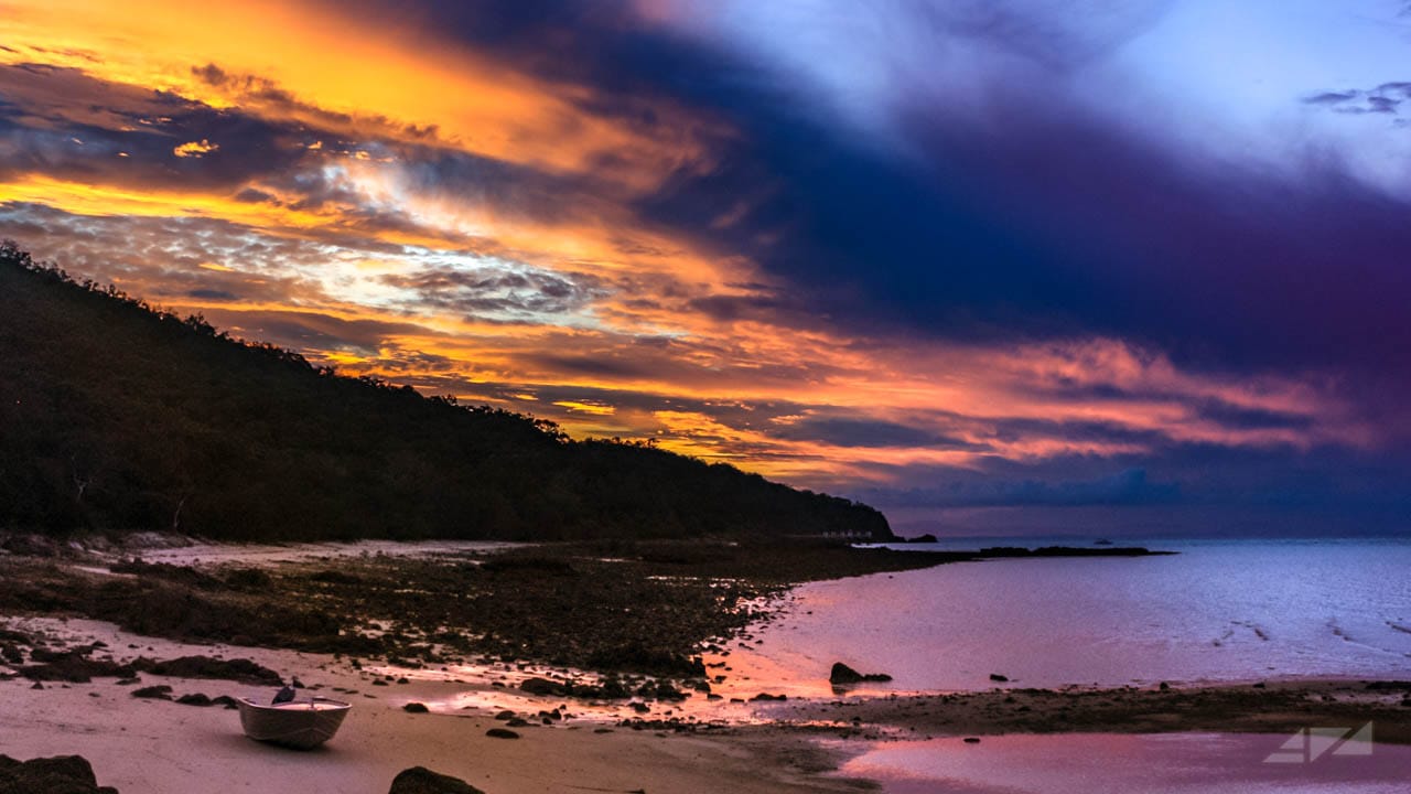 Sunset at Brampton Island, Australia