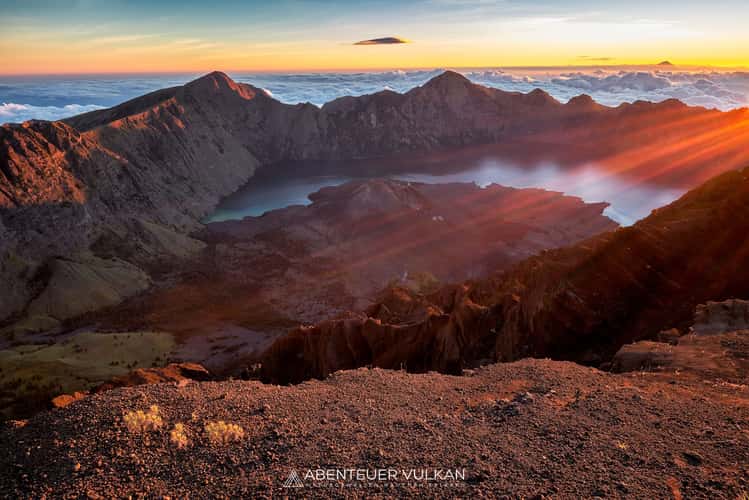 Sunset at Mt. Rinjani