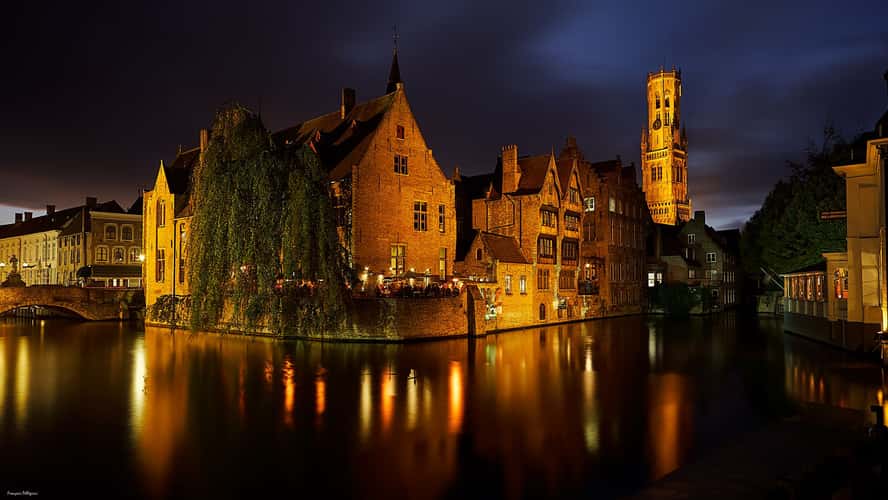 Typical view of Bruges