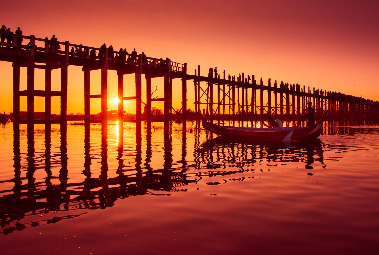 U Bein Bridge, Myanmar