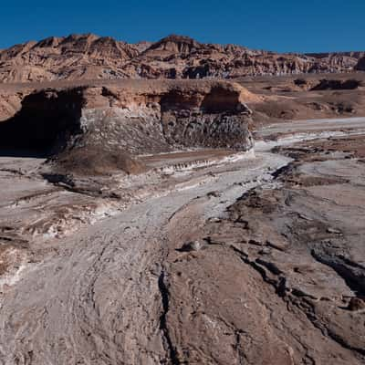 Valle de la Luna river, Chile