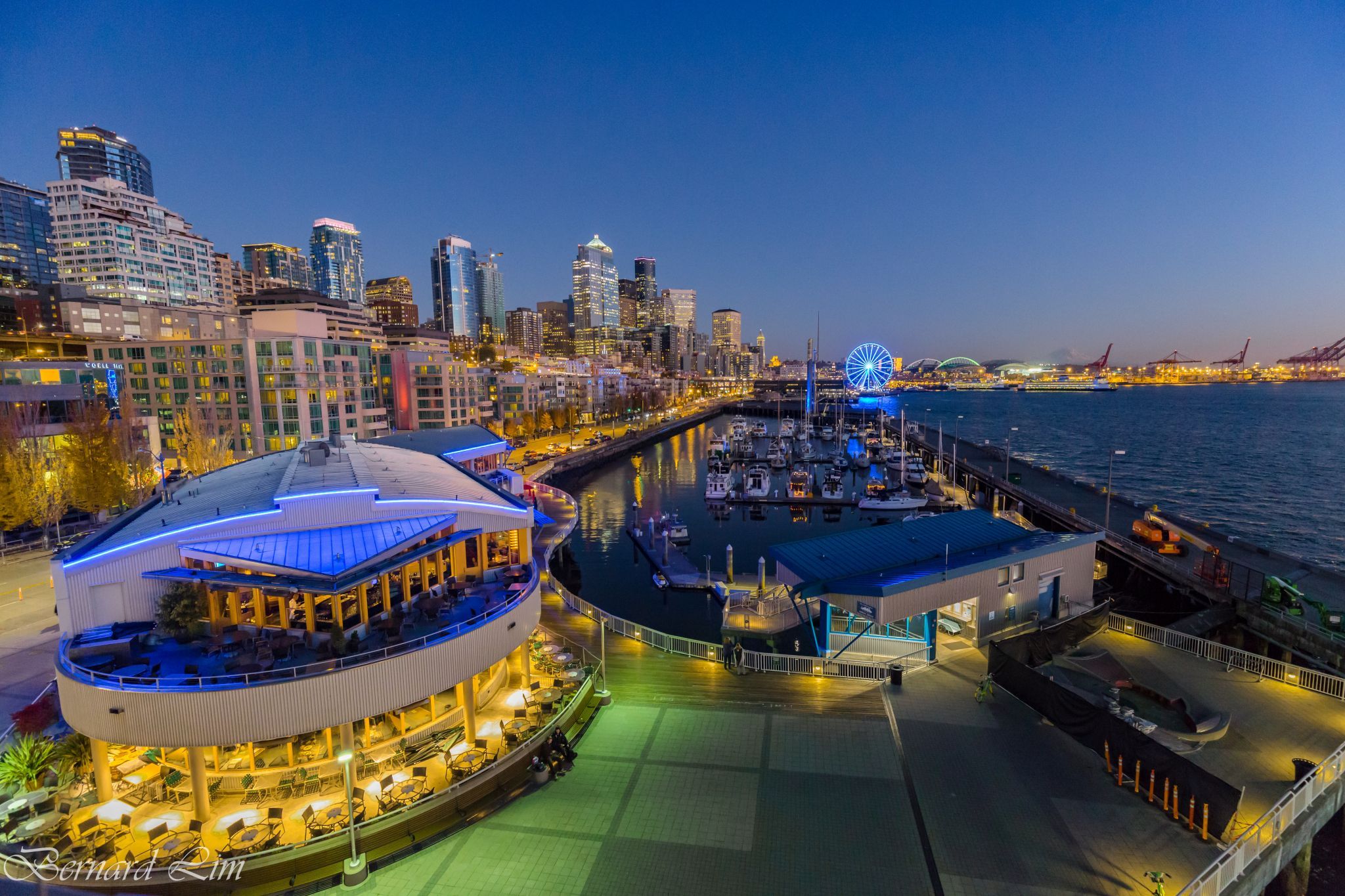 View of Pier 66, Seattle, USA