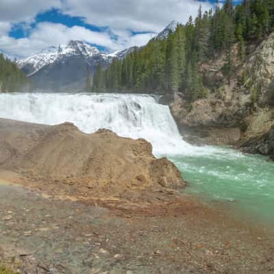 Wapta Falls - from below, Canada