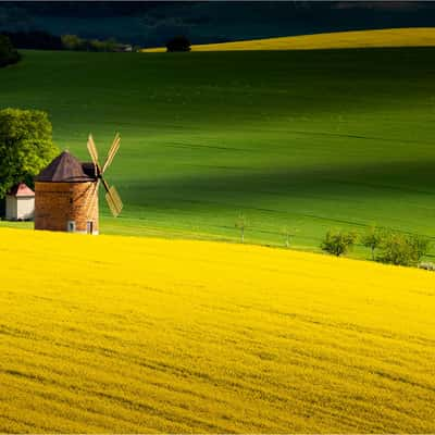 Windmill in southern Moravia, Czech Republic