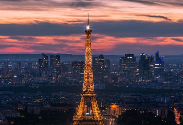 56th floor of Tour Montparnasse (indoors 1 floor below), Paris