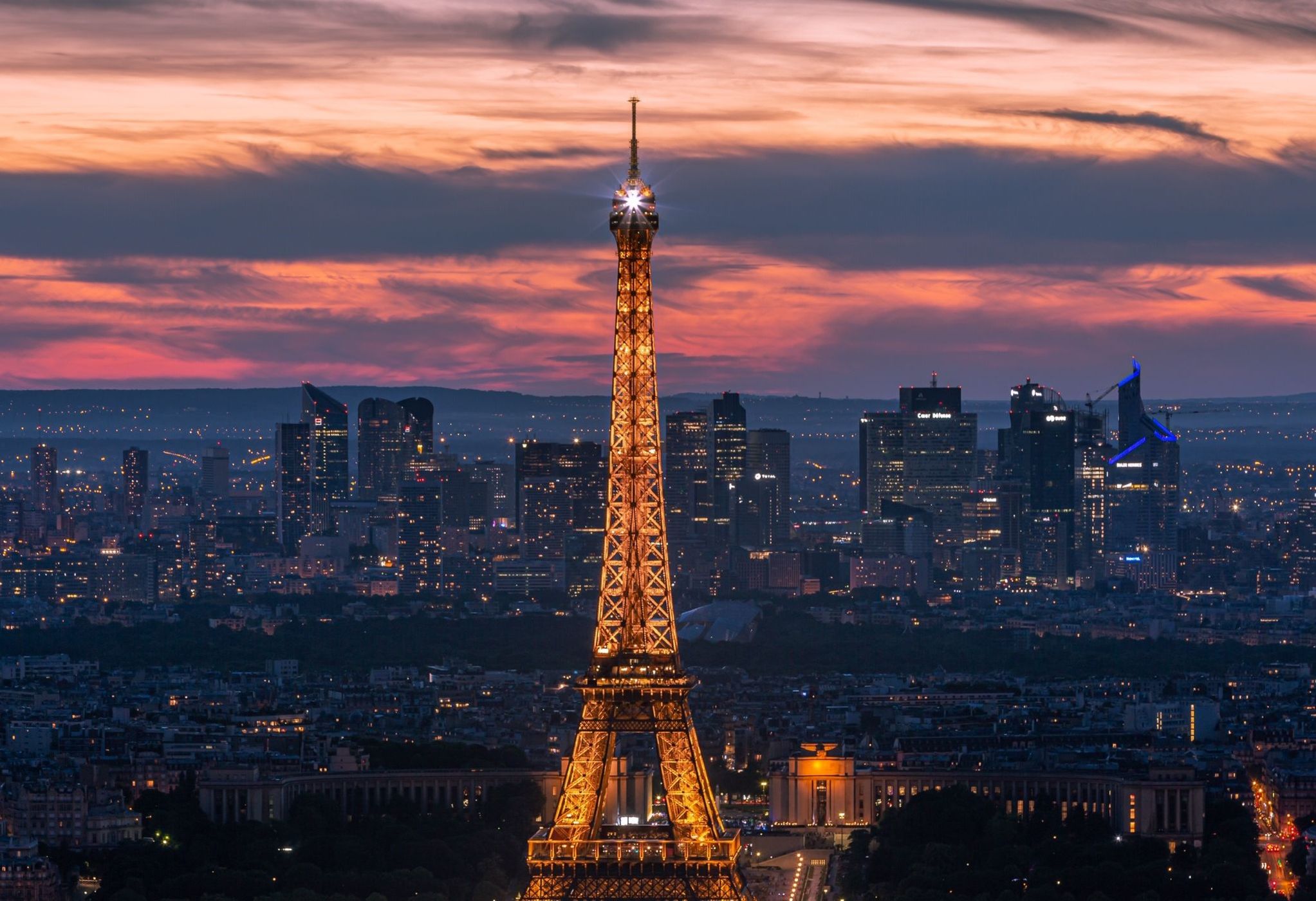 56th floor of Tour Montparnasse (indoors 1 floor below), Paris, France