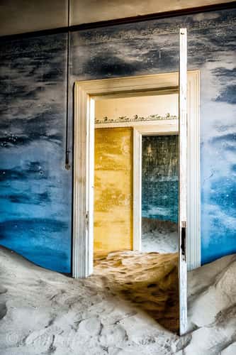 Kolmanskop. Abandoned mining town