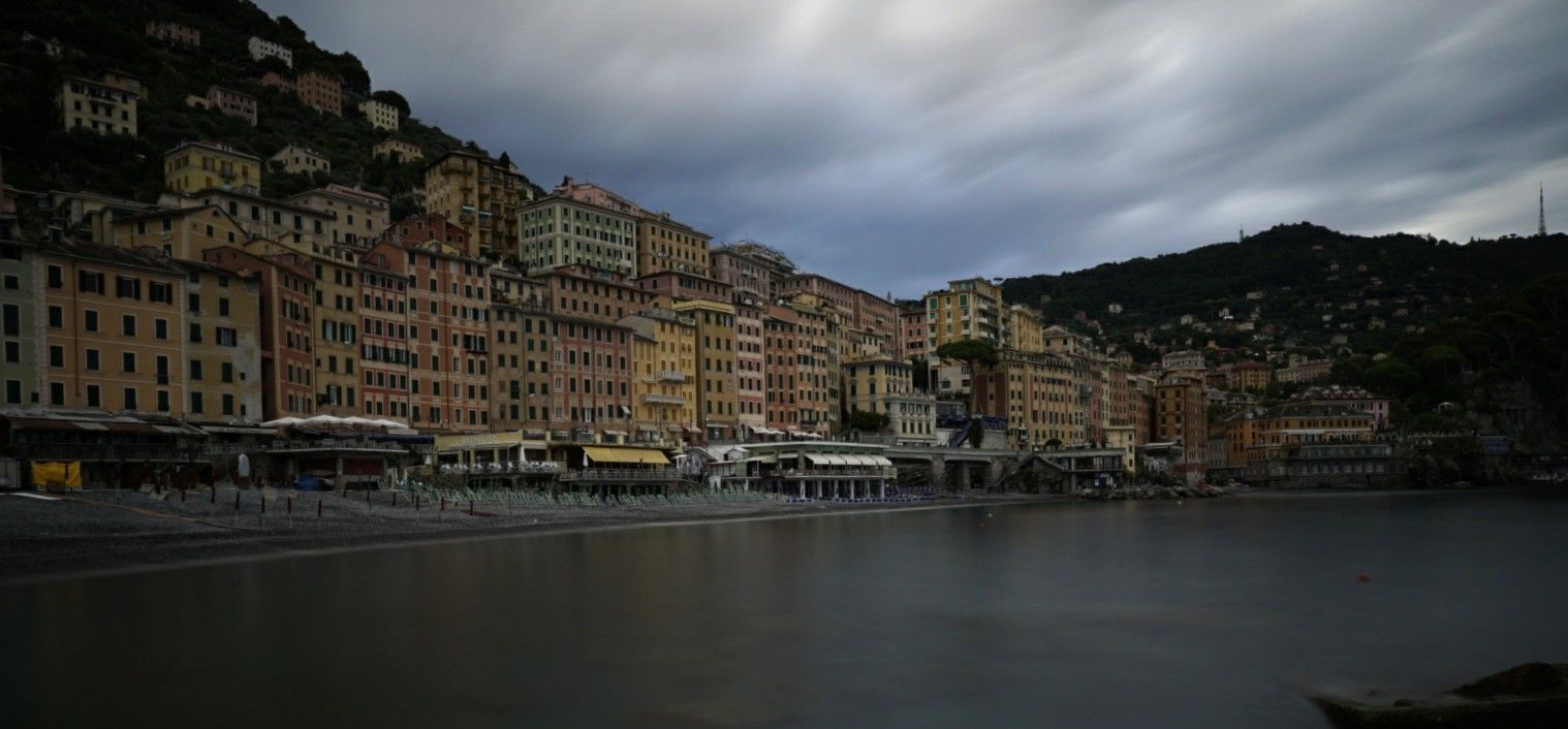 Beach of Camogli, Italy