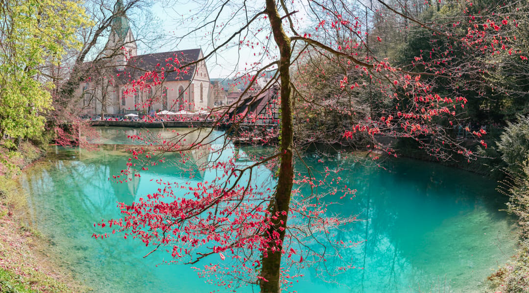 Watermill of the Blautopf hut, Blaubeuren, Germany