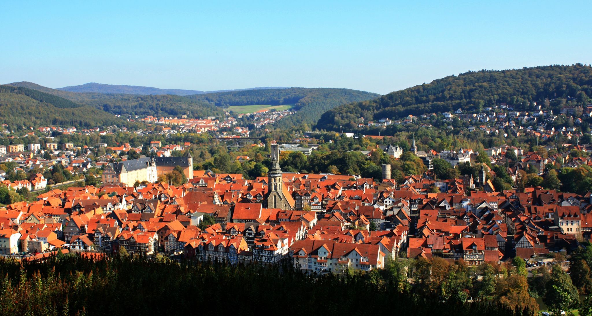Blick auf Hannoversch Münden, Germany