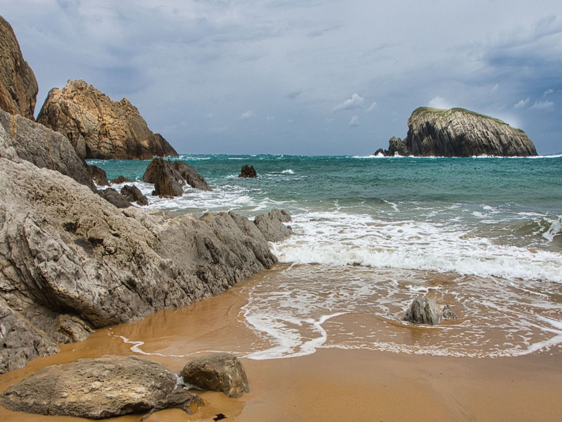 Cantabria, Playa La Arnia, Spain