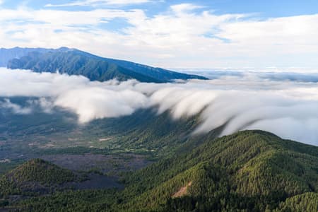 Cloud Waterfall in La Palma