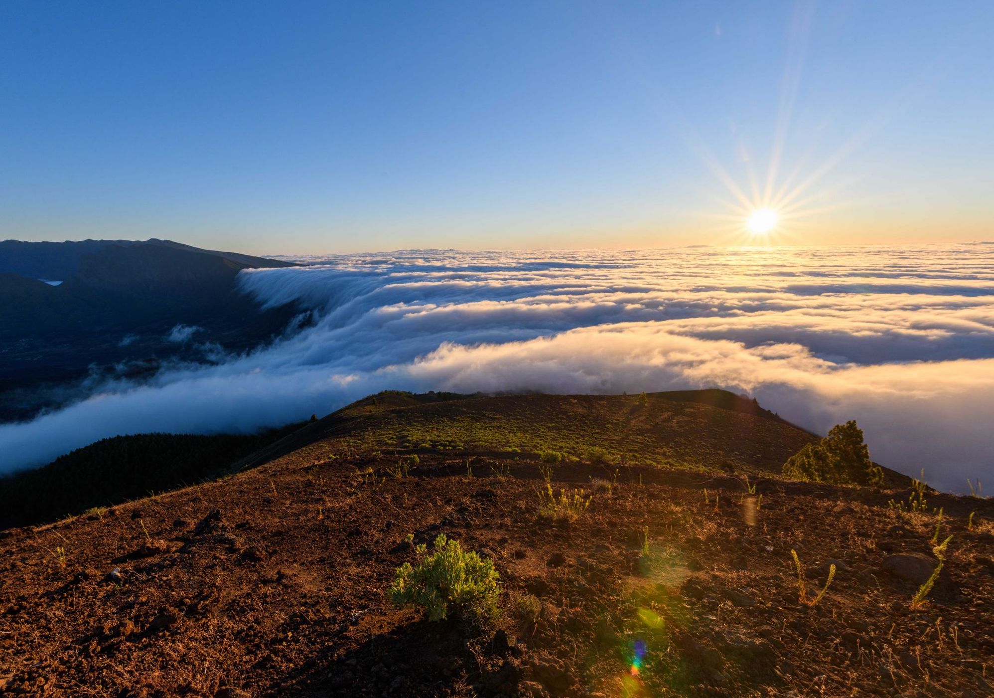 Cloud Waterfall in La Palma, Spain