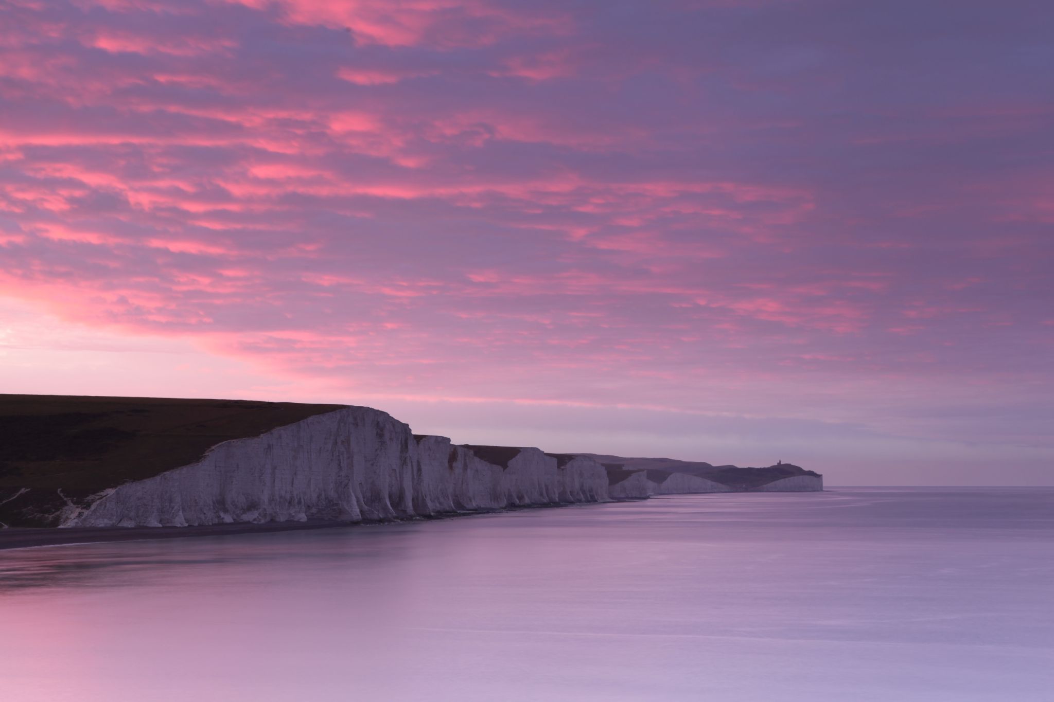 Coastguard Cottages and The Seven Sisters, United Kingdom