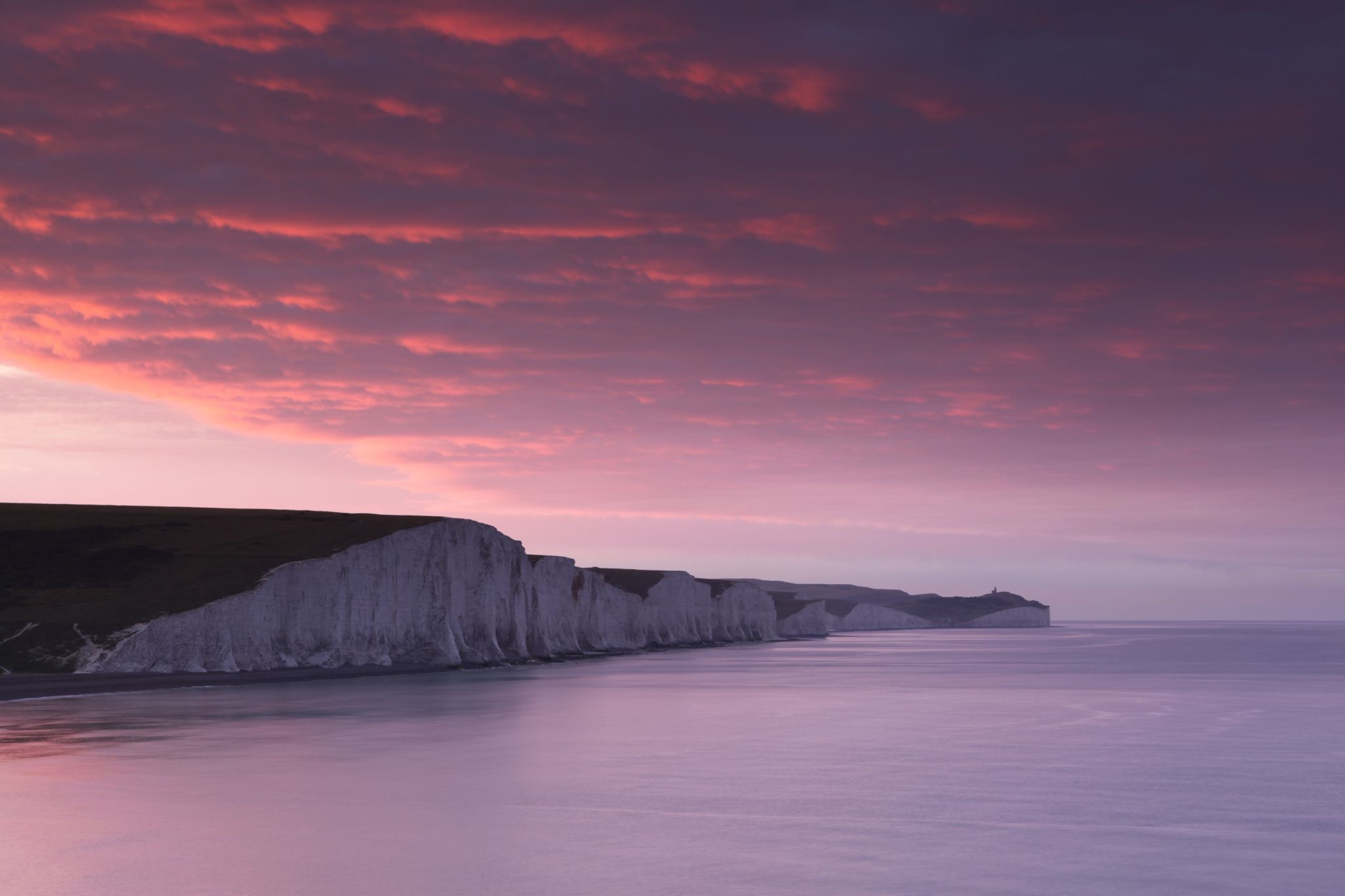 Coastguard Cottages and The Seven Sisters, United Kingdom