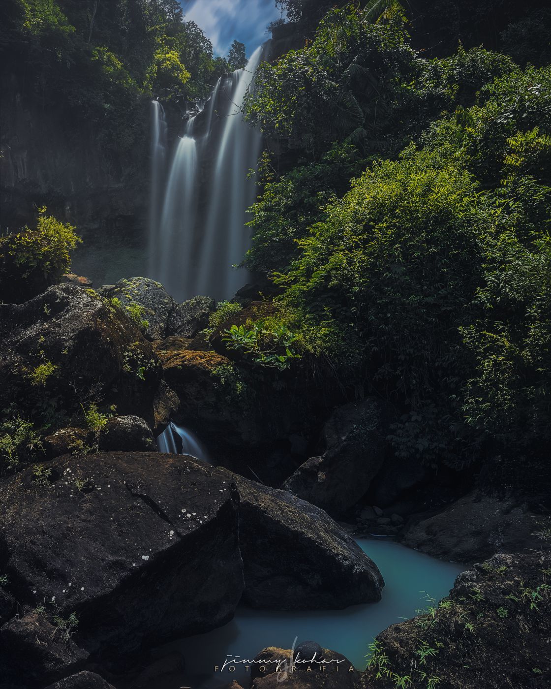 Curug Luhur Cianjur, Indonesia