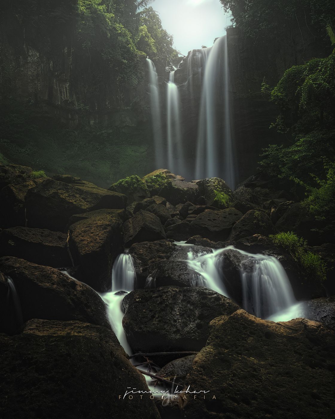 Curug Luhur Cianjur, Indonesia