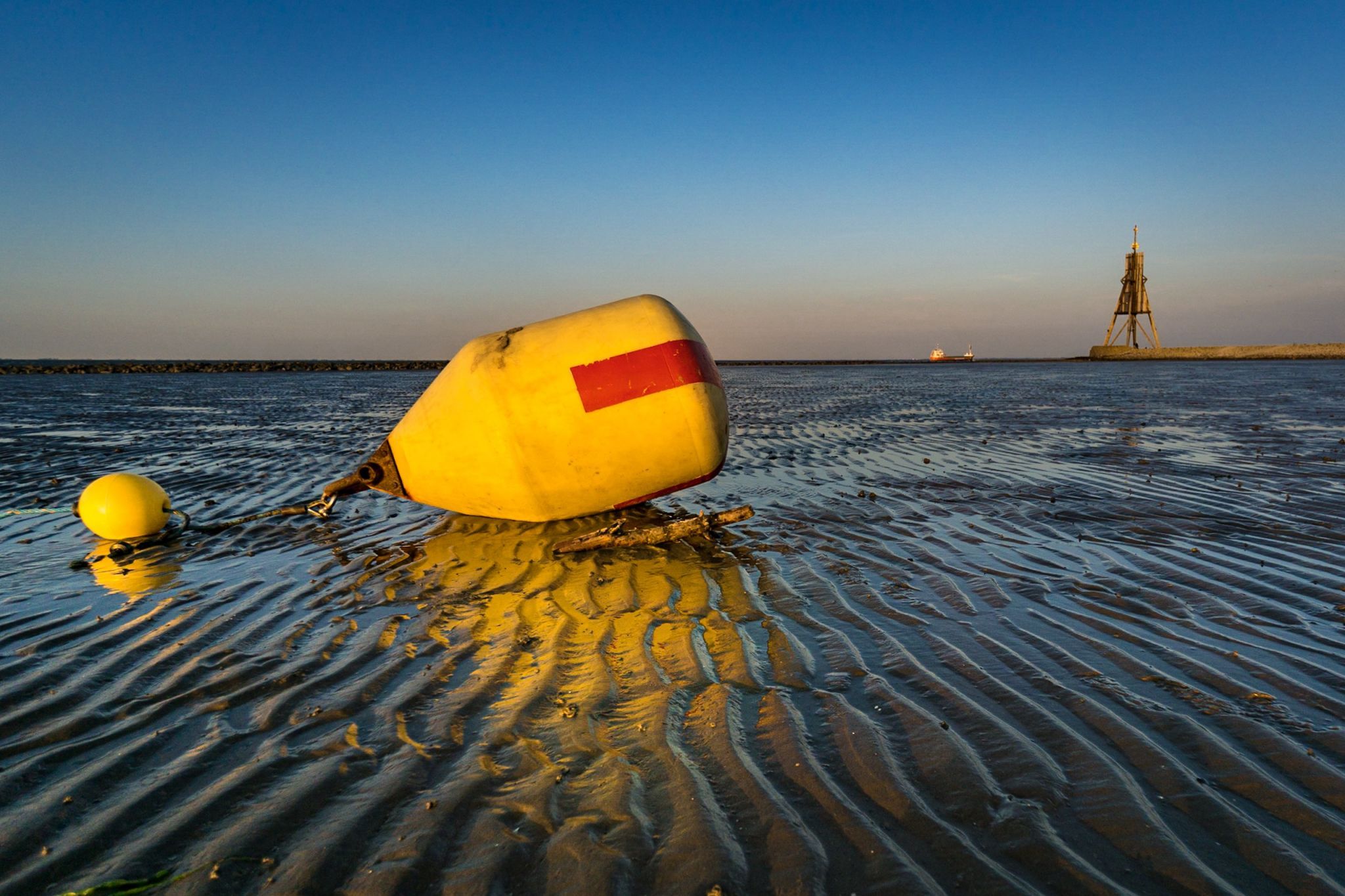 Cuxhaven Kugelbake, Germany
