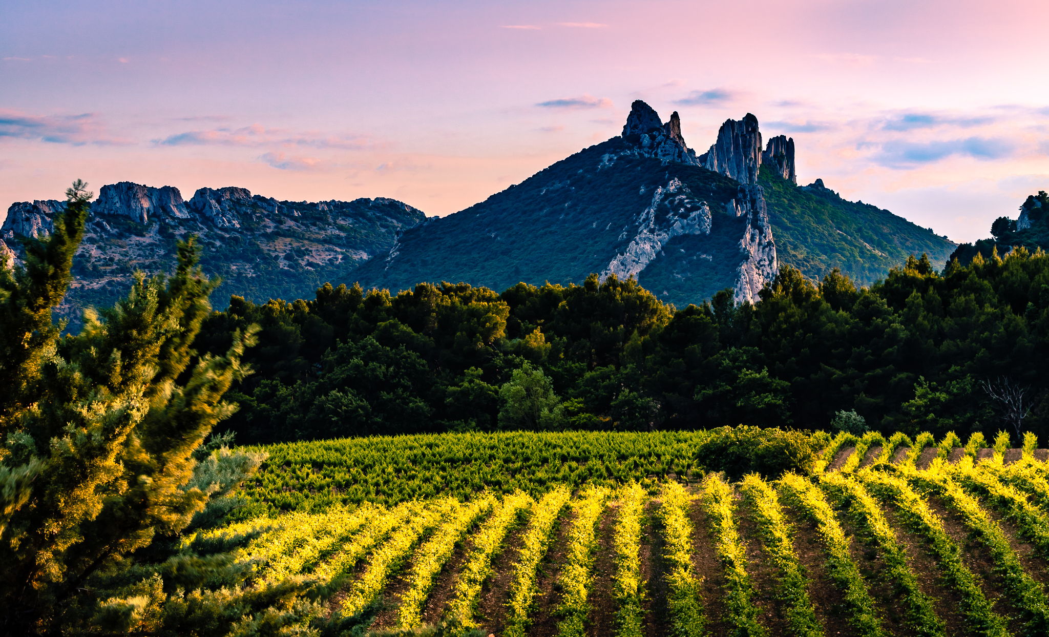 Dentelles de Mont Mirail, France