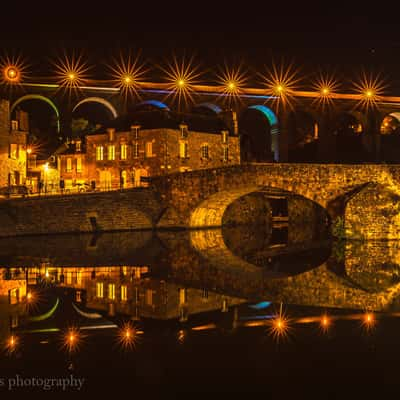 Dinan old bridge, France