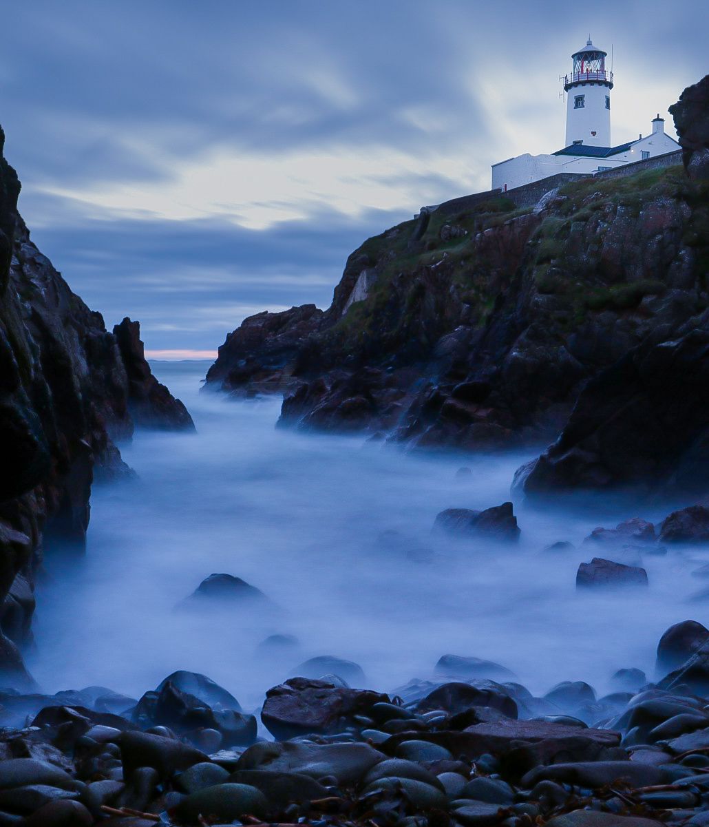Fanad Head Lighthouse from below, Ireland
