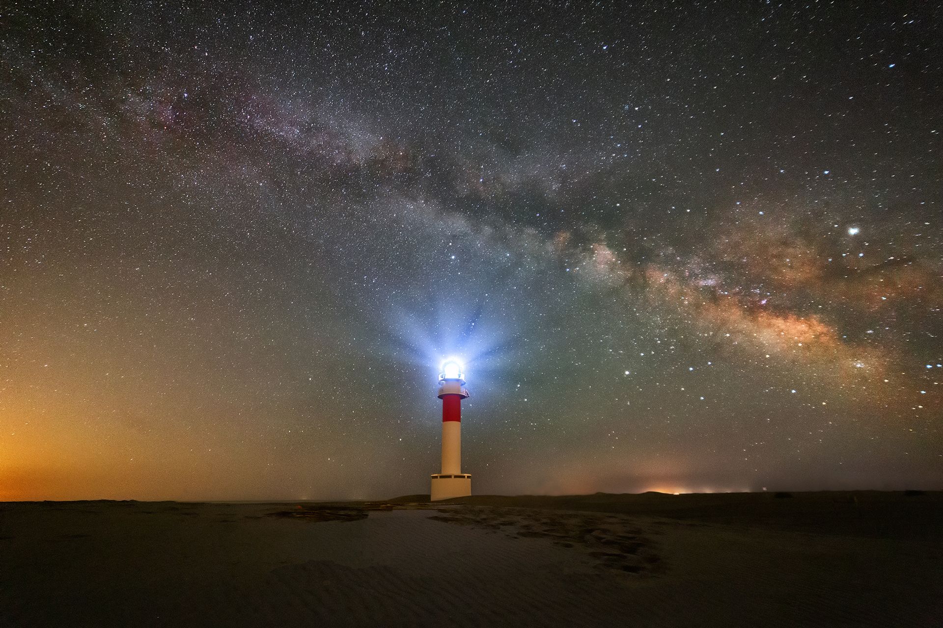 Far del Fangar - Lighthouse in Delta del Ebro, Spain