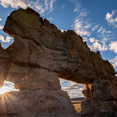 Fenetre de Isalo, Fenster zum Isalo, Madagascar